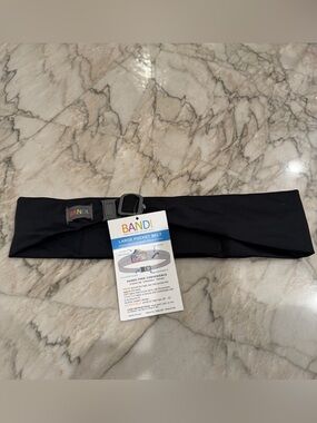 Bandi Large Black Pocket Belt Fanny Pack Phone Money Secure Travel Fitness
